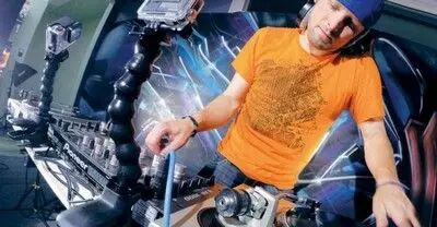 Pince + bras flexible pour GoPro - 4