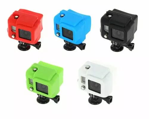 Housse silicone couleur STS pour GoPro Hero 3 avec caisson - photo 2