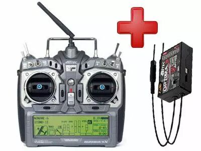 Radio Hitec Aurora 9 X + r&eacute;cepteur 9 voies Optima 9 - Photo 1