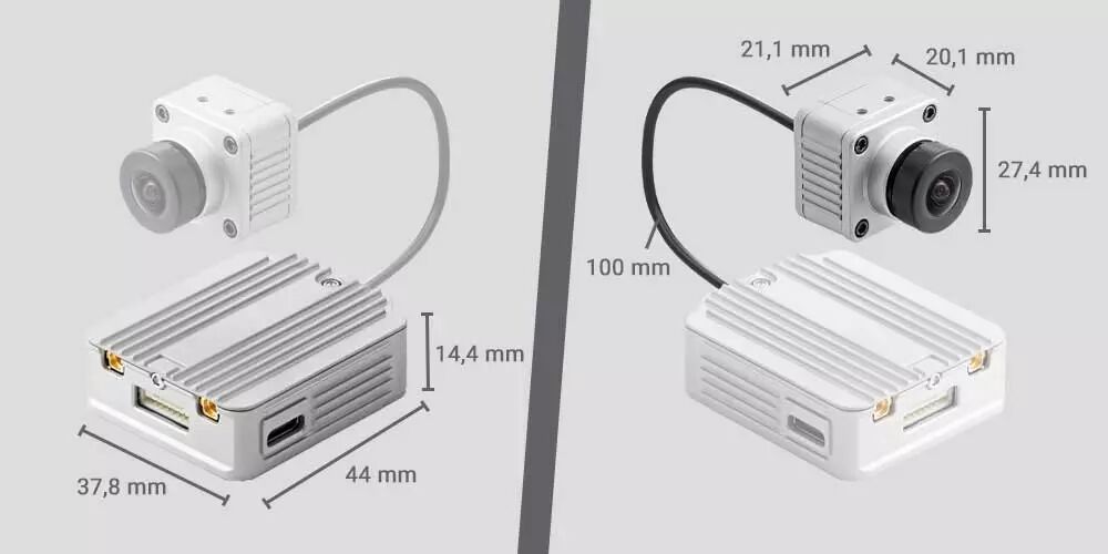 Les dimensions du DJI FPV