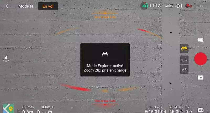 Mode Explorer du DJI Mavic 3