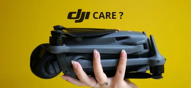 Mavic 4 Pro replié à la main, texte 