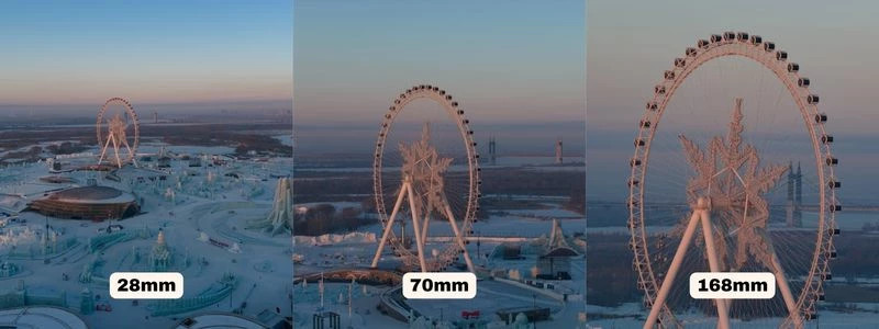 Comparaison colorimétrique des trois objectifs du DJI Mavic 4 Pro