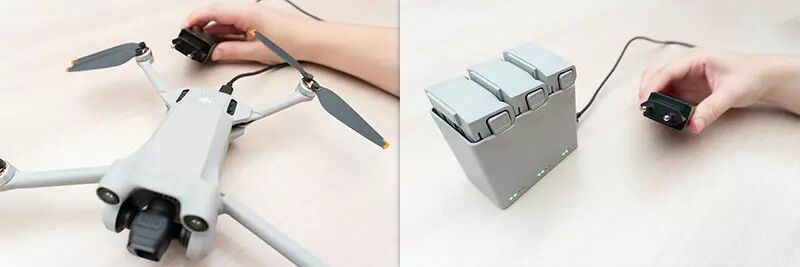 Marqueur de statut de charge de batterie pour drone 