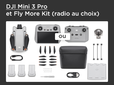 DJI Mini 3 Pro et Fly More Kit