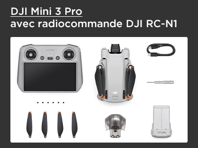 DJI Mini 3 Pro et radiocommande DJI RC-N1