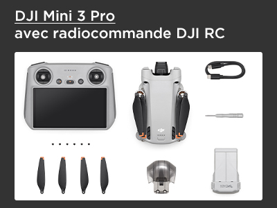 DJI Mini 3 Pro et radiocommande DJI RC