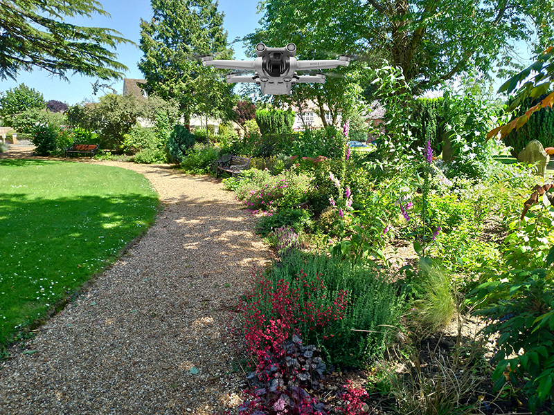 Utiliser un drone dans son jardin