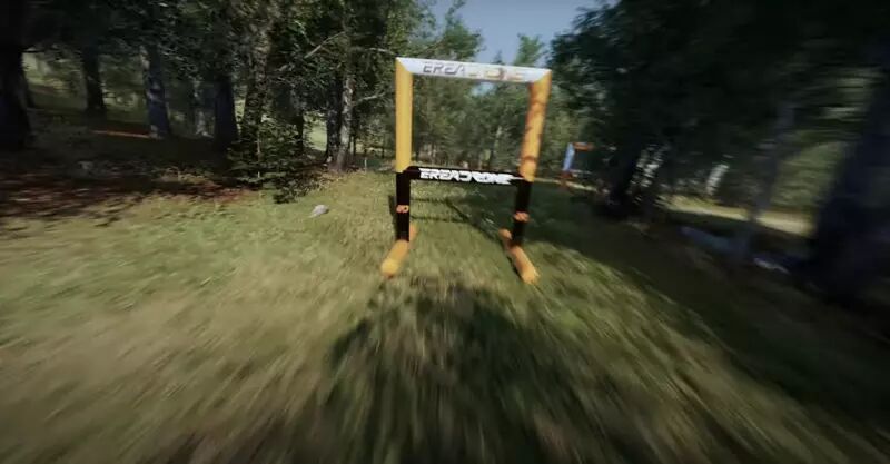 Une belle accélérée dans un simulateur FPV