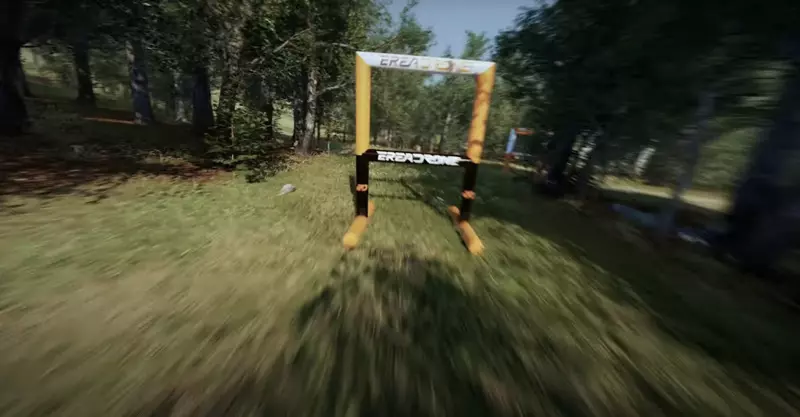 Une belle accélérée dans un simulateur FPV