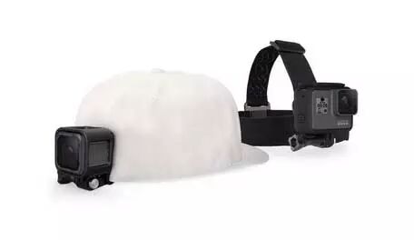 Pince pour GoPro fixée sur une casquette