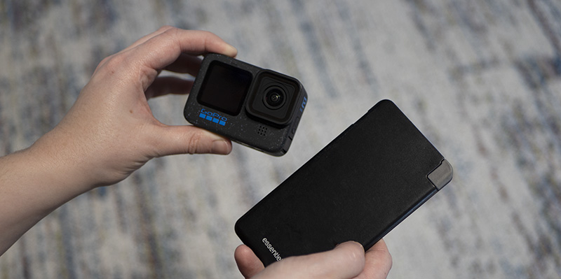 Caméra GoPro et batterie externe