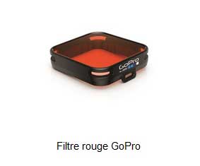 Filtre rouge pour GoPro