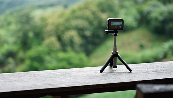 Caméra GoPro en train de réaliser un timelapse