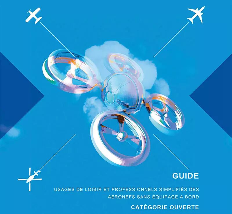 Première de couverture du guide d'usages des drones