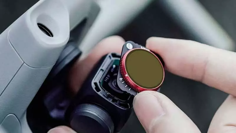 Installation d’un filtre sur le DJI Mavic Air 2
