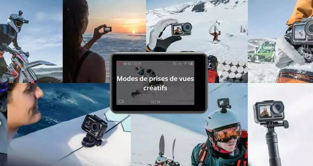 Modes créatifs du DJI Osmo Action