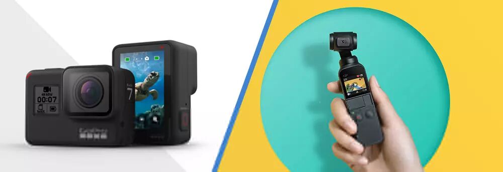 Comparaison entre le DJI Osmo Pocket et la GoPro Hero7 Black