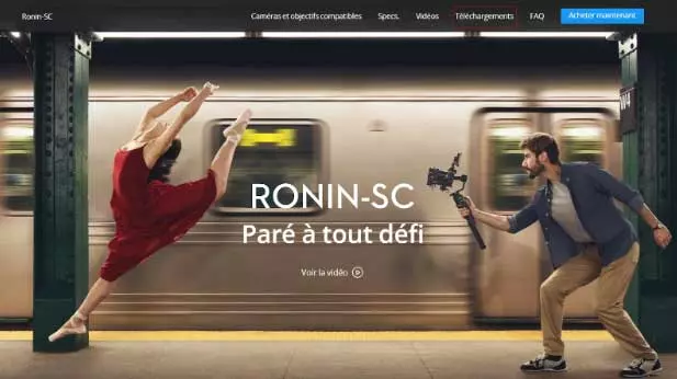 Où trouver le mode d'emploi du DJI Ronin