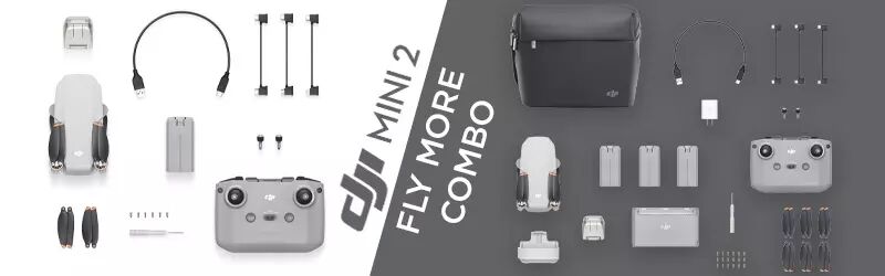 Contenus des packs du DJI Mini 2