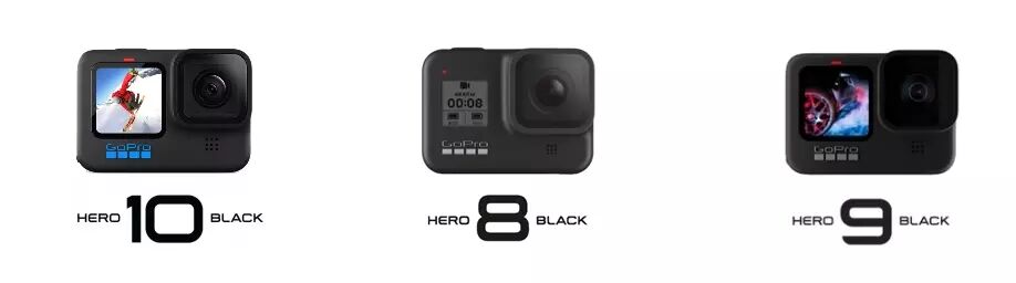 GoPro Hero 10 vs 9 & 8 
