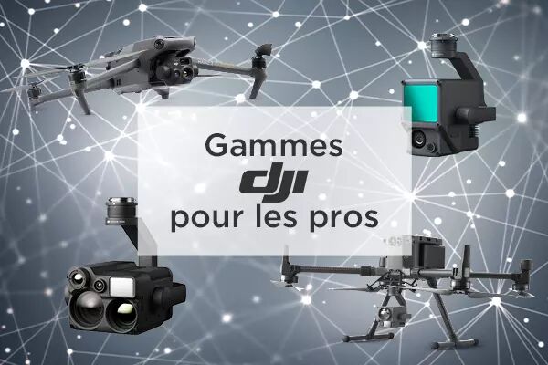 Gammes DJI pour les professionnels