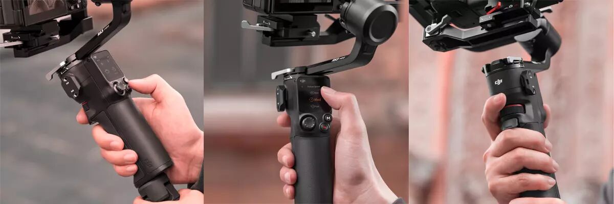 Stabilisateur DJI RS3 Mini : boutons et raccourcis
