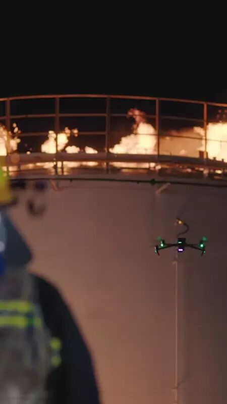 DJI M3T : utilisation par pompiers professionnels