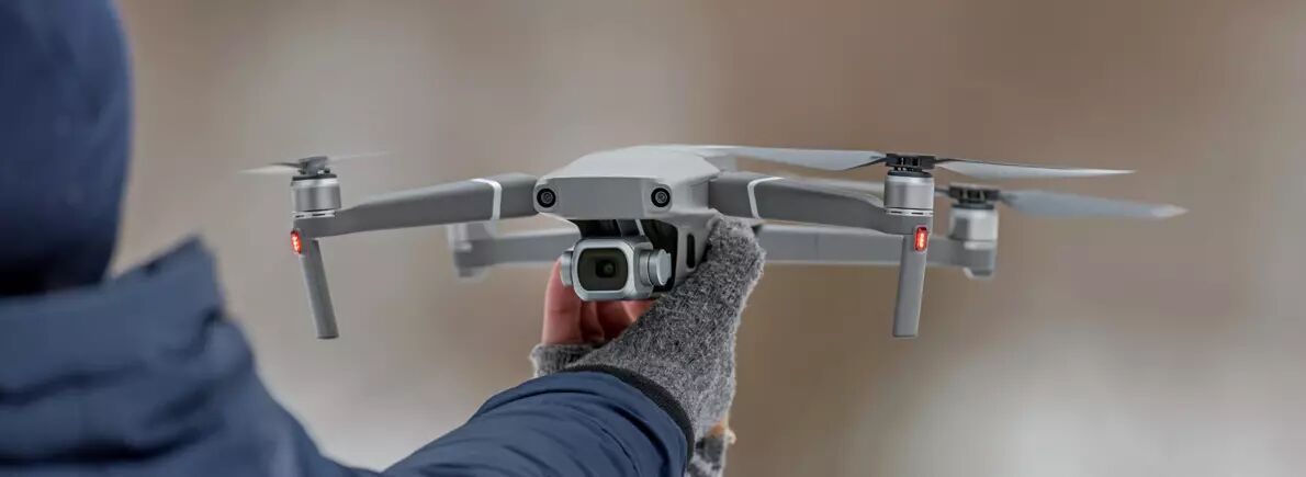 Drone en hiver