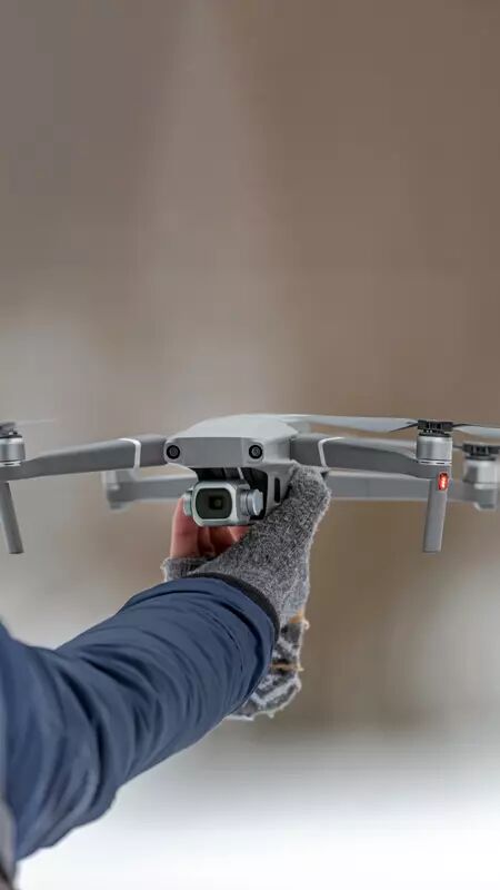 Drone DJI en hiver