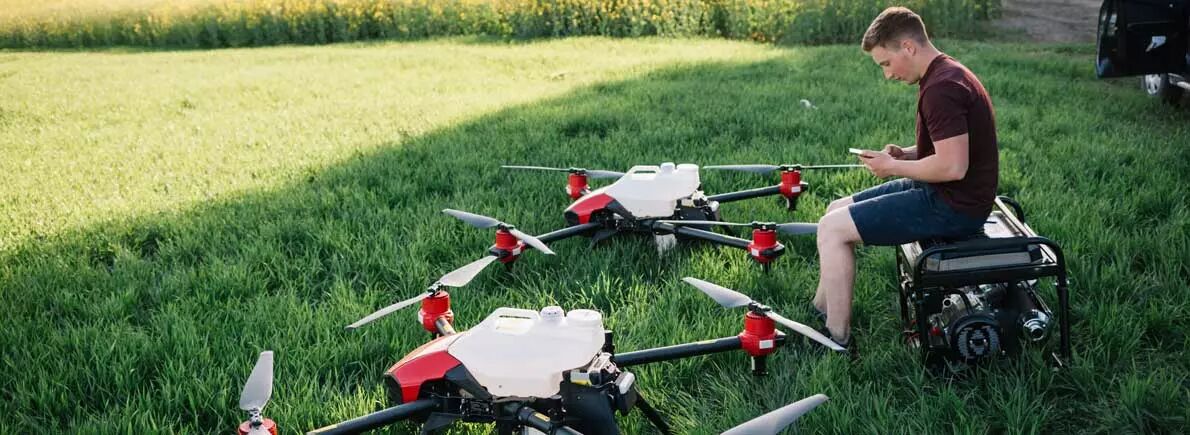 Drone pour l'pandage
