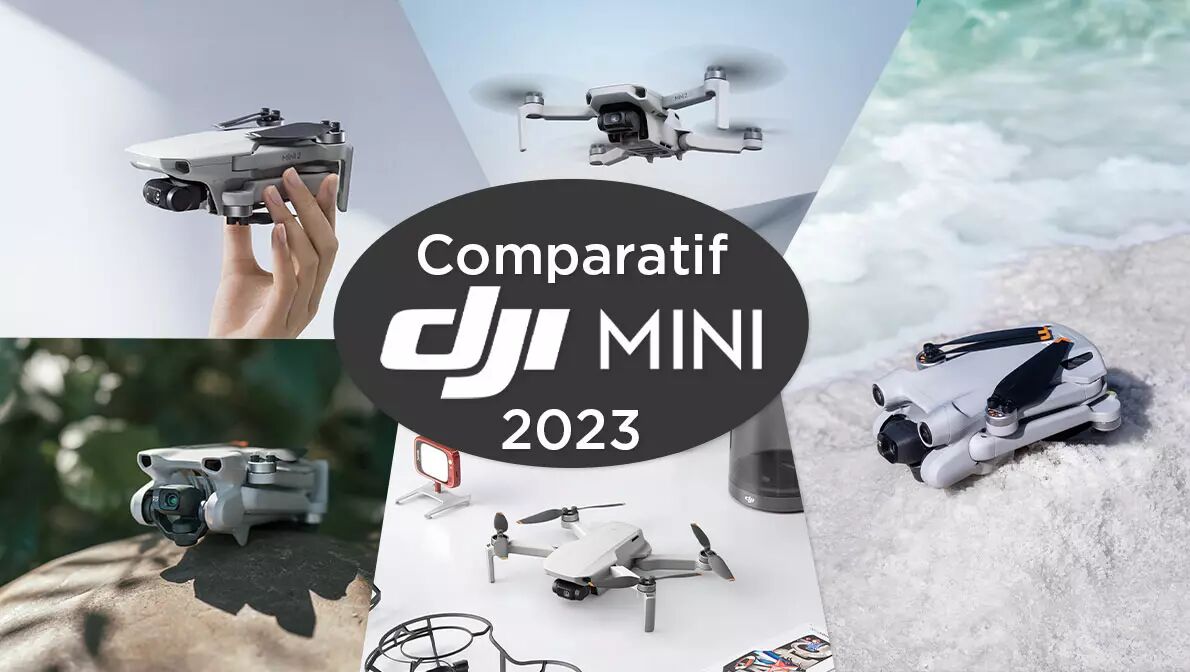 Comparatif gamme DJI Mini 2023
