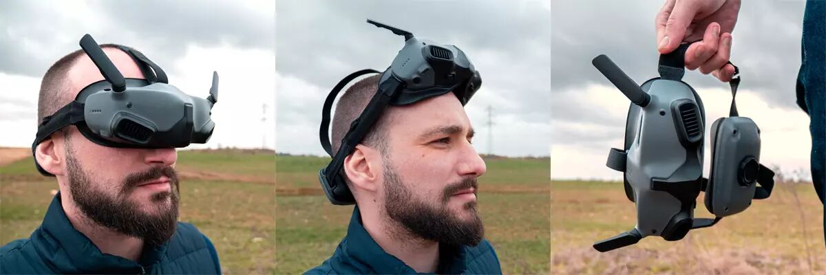 DJI Goggles Integra : casque FPV avec batterie intgre