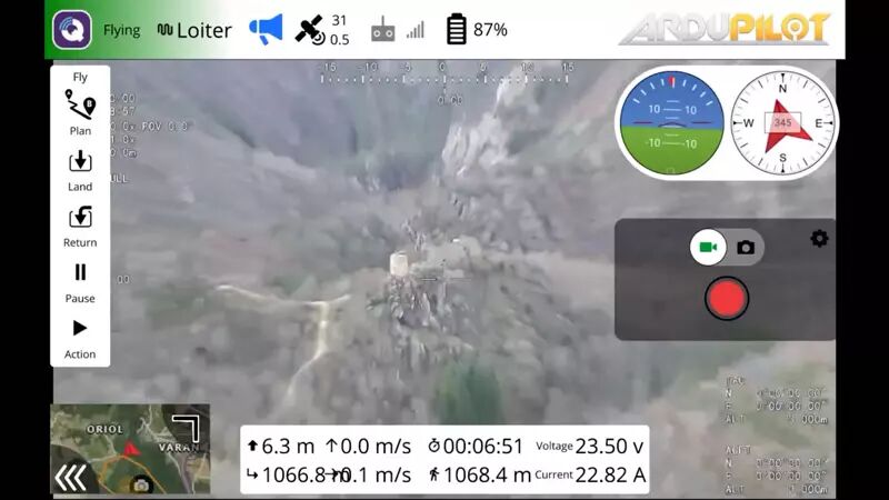 Logiciel d'observation par drone (Tundra 2 & Merio Temis)