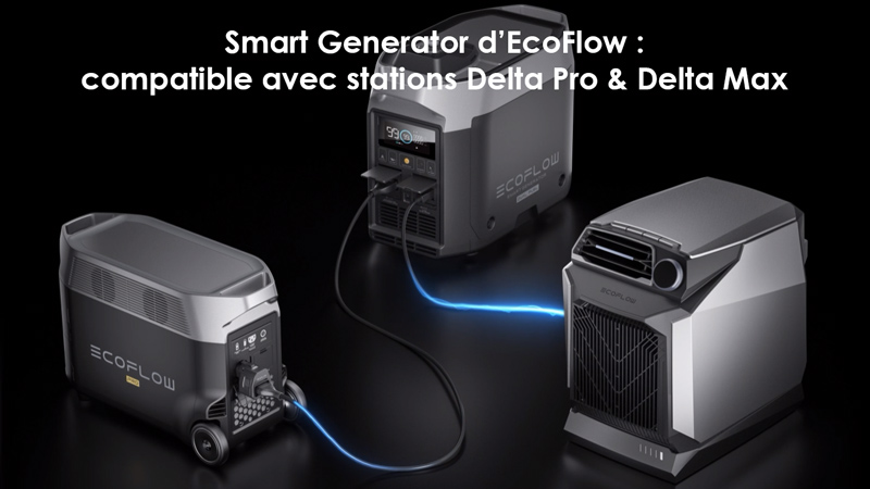 Compatibilité Smart Generator EcoFlow & station Delta Pro Max