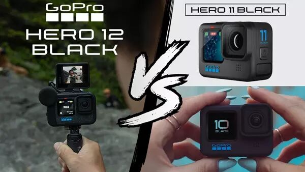Article comparatif Go Pro Hero 12 vs 11 vs 10<br />  