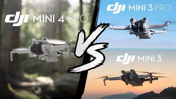 DJI Mini 4 Pro vs Mini 3 Pro vs Mini 3