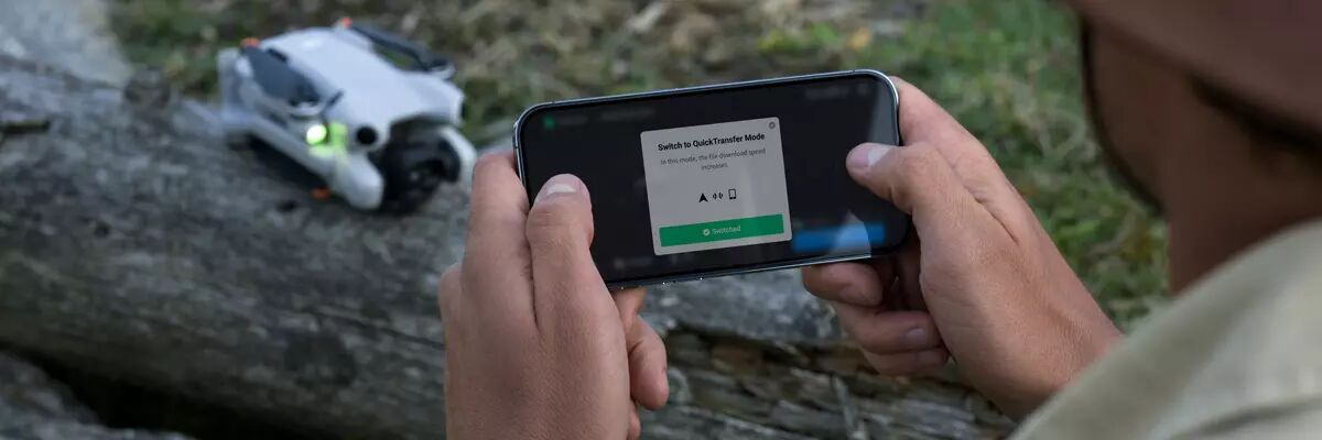 Fonctionnalit QuickTransfer DJI Mini 4 Pro