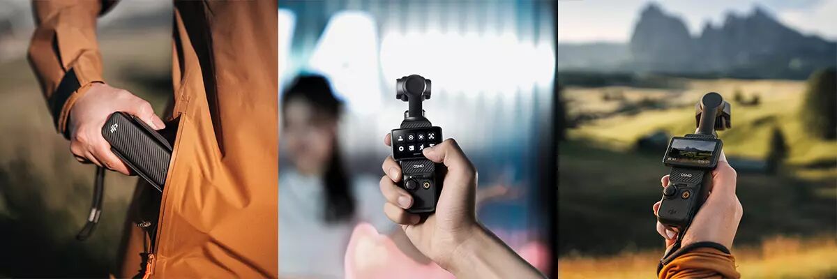 DJI Pocket 3 format compact et intuitif