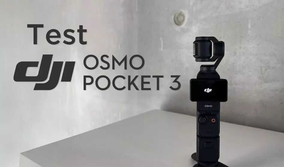 DJI Osmo Pocket pos sur une table