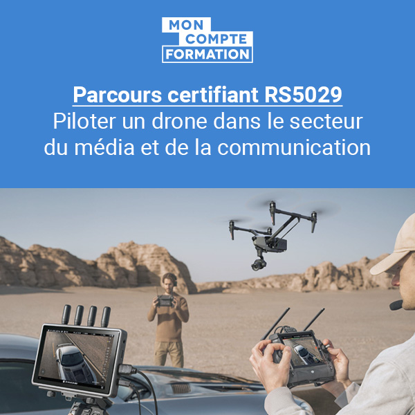 Formation drone parcours métier - TELEPILOTE SAS, le centre de formation  drone certificateur