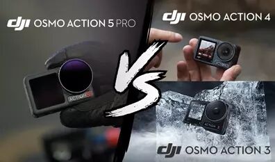Comparatif technique DJI Osmo Action 5 Pro, GoPro Hero13 Black et Insta360 Ace Pro