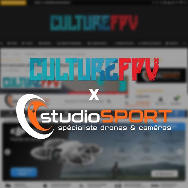 Bannière partenariat Culture FPV x studioSPORT
