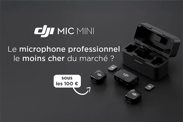 DJI Mic Mini : enfin un microphone professionnel  moins de 100 ?