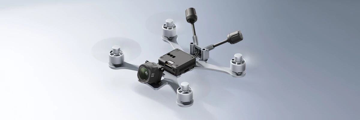 DJI O4 Air Unit mont sur un drone FPV