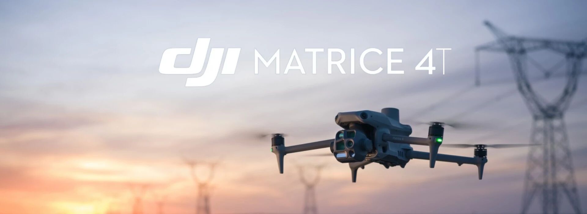 Drone thermique DJI M4T par couch de soleil