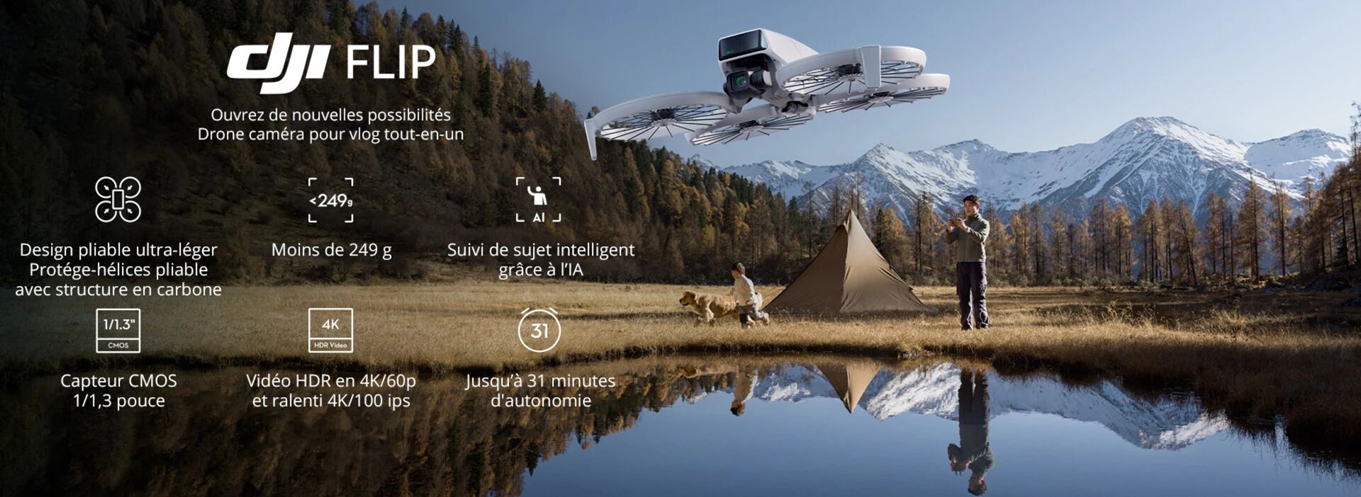 Prsentation du drone DJI Flip