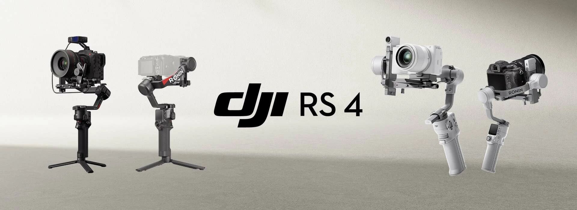 Stabilisateurs DJI RS 4, RS4 Pro et RS 4 Mini