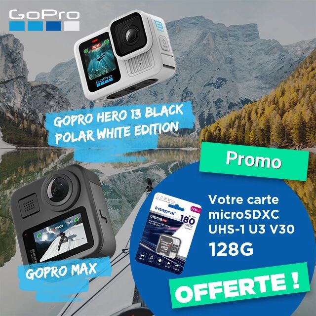 Offre studioSPORT x GoPro : microSD 128Go offerte
