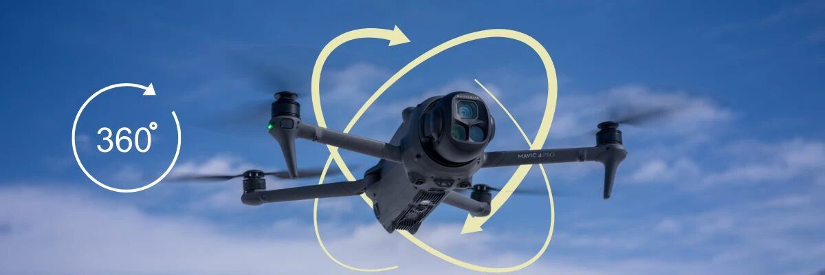 Dtection  360 du DJI Mavic 4 Pro